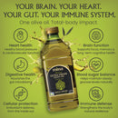 Mina Moroccan Olive Oil Extra Virgin, 68 fl oz, High Polyphenol Olive Oil, Single Origin Olive Oil