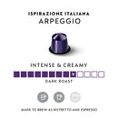 Nespresso Capsules Original, Arpeggio, Dark Roast Espresso, 50-Count Espresso Coffee Pods