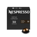 Nespresso Capsules Vertuo, Double Espresso Scuro, Dark Roast Espresso Coffee, 30-Count Coffee Pods