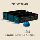 Nespresso Capsules Vertuo, Odacio, Medium Roast Coffee, 30-Count Coffee Pods