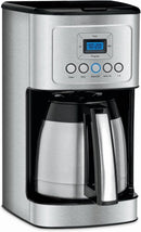 12-Cup Programmable Coffee Maker with Thermal Carafe, 1-4 Cup Setting, Brew Strength Control and Brew Pause, Stainless Steel, Silver
