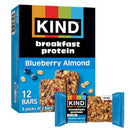 (5 pack) KIND Breakfast Protein Bars, Blueberry Almond, Gluten Free, 8g Protein, 1.76 oz, 6 Packs