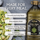 Mina Moroccan Extra Virgin Olive Oil, 169 fl oz, High Polyphenol Olive Oil, Single Origin Olive Oil