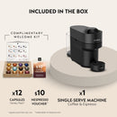 Nespresso Vertuo Pop Coffee and Espresso Maker by De'Longhi, Liquorice Black