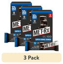 (3 pack) MET-Rx Big 100 High Protein Meal Replacement Bars, Super Cookie Crunch, 32g Protein, 3.52 oz, 4 Count