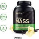 Optimum Nutrition, Serious Mass, Weight Gainer Protein Powder, Vanilla, 6.lb