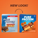 Pure Protein Bars, Chocolate Peanut Caramel, 20g Protein, Gluten Free, 1.76 Oz, 12 Count