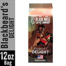 (6 pack) Black Rifle Coffee Company Blackbeard's Delight, Dark Roast, Ground Coffee, 12 oz