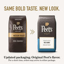 Peet's Coffee Ground Coffee Medium Roast, Big Bang, 63 Ounces