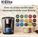 Keurig K-Elite Single Serve K-Cup Pod Coffee Maker, with Strength and Temperature Control, Iced Coffee Capability, 8 to 12oz Brew Size, Programmable, Brushed Slate