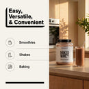 Naked Whey Chocolate Protein Powder - Only 3 Ingredients - Grass Fed Whey Protein Powder, Organic Chocolate and Organic Coconut Sugar, No GMO, No Soy, and Gluten Free - 24 Servings