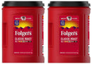 Folgers Classic Roast Medium Roast Ground Coffee 43.5 oz (2 Pack), Smooth Rich Flavor, Kosher Certified, Caffeinated Coffee