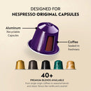 Nespresso Capsules OriginalLine, Roma, Medium Roast Espresso, 50-Count Espresso Coffee Pods