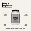 NAKED Goat - Pasture Fed Goat Whey Protein Powder from Small-Herd Wisconsin Dairies, 2Lb Bulk, GMO Free, Soy Free. Easy to Digest - All Natural - 23 Grams of Protein - 30 Servings