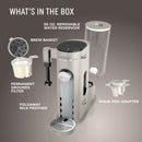 Ninja Pods & Grounds Specialty Single-Serve Coffee Maker, K-Cup Pod Compatible, Built-In Milk Frother, PB051ST, Stone