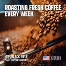 (6 pack) Black Rifle Coffee Company Wakin the Neighbors Extra High Caffeine, Medium Roast, Ground Coffee, 12 oz