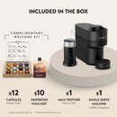Nespresso Vertuo Pop Coffee and Espresso Maker by De'Longhi with Milk Frother, Black
