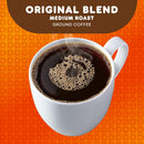 Dunkin' Original Blend Medium Roast Ground Coffee 30 oz Canister, Arabica Beans, Rich Smooth Flavor, Hot or Iced