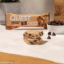 Quest Nutrition Chocolate Chip Cookie Dough Protein Bars, High Protein, Low Carb, Gluten Free, Keto Friendly, 12 Count