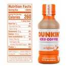 Dunkin' Original Iced Coffee Bottle, 13.7 fl oz, 12 Pack