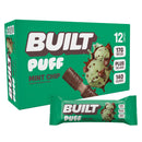 BUILT Puff Protein Bars, Variety Pack, 15g-17g Protein - 12 Count