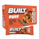 BUILT Puff Protein Bars, Variety Pack, 15g-17g Protein - 12 Count