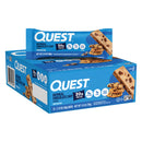 Quest Nutrition Chocolate Chip Cookie Dough Protein Bars, High Protein, Low Carb, Gluten Free, Keto Friendly, 12 Count