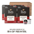 Peet's Coffee Coffee Pods, Dark Roast, Major Dickason's Blend, 88 K Cups
