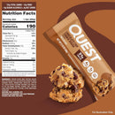 Quest Nutrition Chocolate Chip Cookie Dough Protein Bars, High Protein, Low Carb, Gluten Free, Keto Friendly, 12 Count