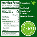 Truvia Original Calorie-Free Stevia Sweetener Packets, 500 Count, Zero Sugar Sugar Substitute
