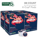 Lavazza Dolcevita Classico, Single-Serve Keurig K-Cup Pods, Medium Roast Coffee, 88-Count Box (4 Packs of 22)