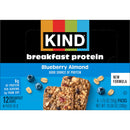 (5 pack) KIND Breakfast Protein Bars, Blueberry Almond, Gluten Free, 8g Protein, 1.76 oz, 6 Packs
