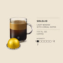 Nespresso Capsules Vertuo, Solelio, Mild Roast Coffee, 30-Count Coffee Pods