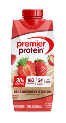 Premier Protein Shake, Strawberries & Cream, 30g Protein, 11 Fl Oz, 12 Ct