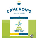 Cameron's Coffee Organic French Roast Dark Roast Whole Bean Arabica Coffee, Dark & Rich, 4 lb Bag