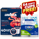 Lavazza Dolcevita Classico Single Serve Coffee Pods, Medium Roast, Keurig Compatible, 40 Count Box
