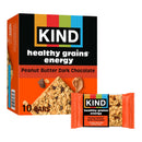 KIND Healthy Snack Grains Energy Peanut Butter Dark Chocolate Bars 10 Count