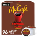 (4 pack) McCafe Premium Roast Coffee K-Cup Coffee Pods, Medium Roast, 24 Count For Keurig Brewers