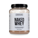 Naked Whey Chocolate Protein Powder - Only 3 Ingredients - Grass Fed Whey Protein Powder, Organic Chocolate and Organic Coconut Sugar, No GMO, No Soy, and Gluten Free - 24 Servings