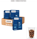 RXBAR Blueberry Protein Bars, 6 Boxes x 5 Bars, 30 Bars Total + 1x Bybies Nut Mix Pouch, 2 oz