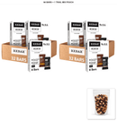 RXBAR Minis Protein Bar Variety Pack, Chocolate Sea Salt & Peanut Butter Chocolate, 4 Boxes, 32 Bars Total with 1 Bybies Trail Mix Pouch, 2 oz