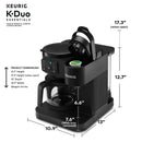 Keurig K-Duo Essentials Hot & Iced Single Serve K-Cup Pod & Carafe Coffee Maker, Gen 2