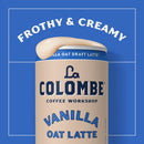 La Colombe Oatmilk Vanilla Latte Cold Brew Ready-to-Drink Coffee, 11 fl oz, 12 Pack Cans