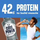 Core Power High Protein Shake, Chocolate, 42g Bottle, 14oz, 12 Pack