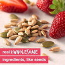 KIND Seeds Fruit & Nuts Snack Bar, Strawberry Sunflower Seed, Gluten Free Bars, 1.4 oz, 6 Count Cardboard Box ( 3 Box )