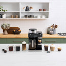 Ninja Espresso & Coffee Barista System 12-Cup, Built-In Milk Frother, Nespresso Capsule Compatible, CFN601, Black