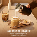Nespresso Vertuo Pop Coffee and Espresso Maker by De'Longhi with Milk Frother, Black