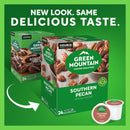 (4 pack) Green Mountain Coffee Southern Pecan, Flavored Keurig K-Cup Coffee Pods, Light Roast, 24 Count