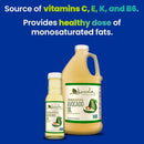 Kevala Avocado OIl, 128 fl oz, Cold Pressed Kitchen Staple, Gluten Free