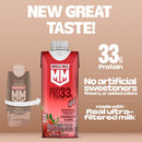 Muscle Milk Pro 33g High Protein Shake Ultra Filtered Milk, Strawberries N Creme, 11 fl oz, 12 pack